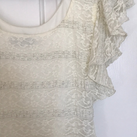 Cream, lace GUESS dress - Picture 2 of 4